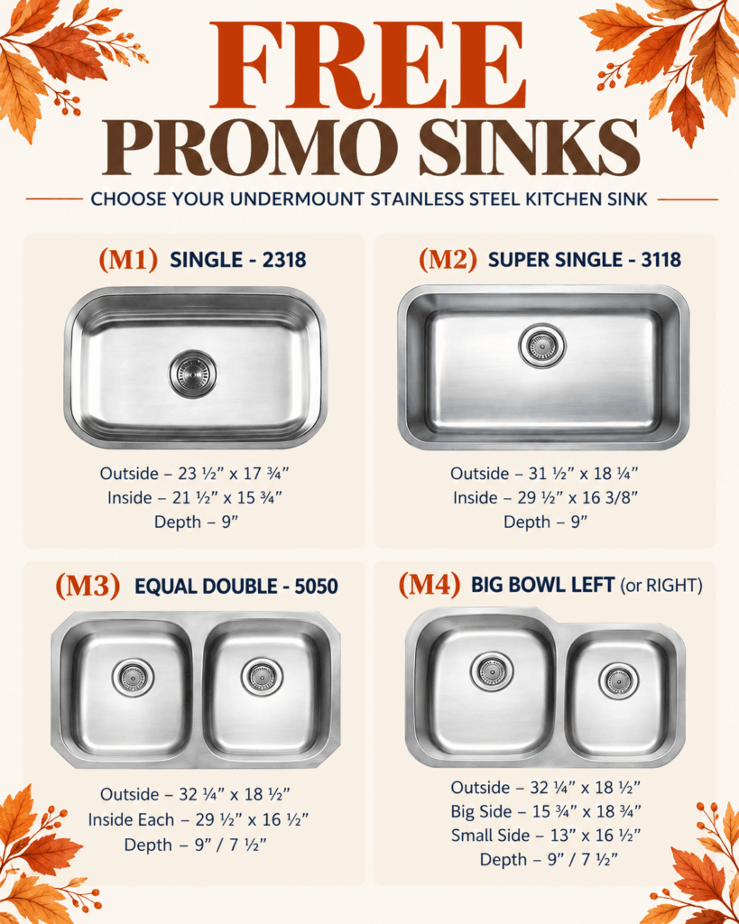 Free Fall Promo Sinks 2026