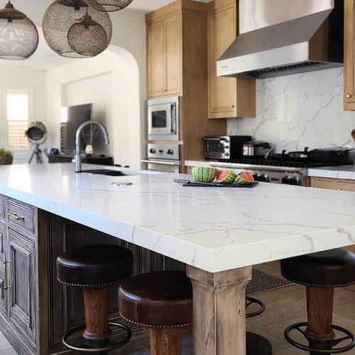 Quartz Custom Island Countertop