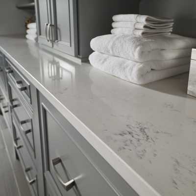 Carrara Marmi Quartz Kitchen